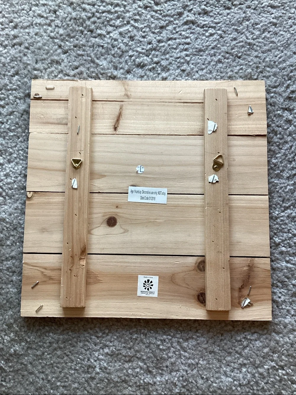 None brown wooden